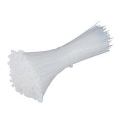 PLASTİK ÇIRT KELEPÇE 100 PARÇA BEYAZ 2.5X100MM (4944)