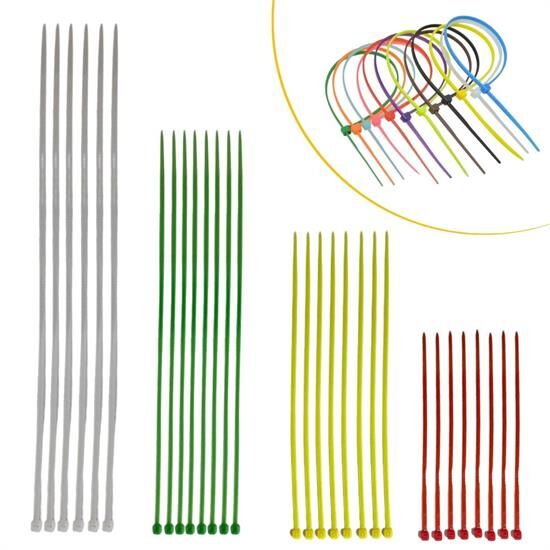 30 Parça Plastik Kablo Kelepçe Seti Kablo Düzenleyici Bağlama Bantları (4944)