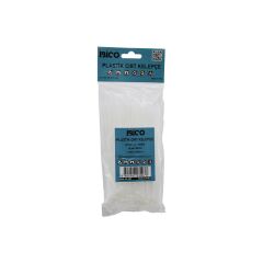 BEYAZ   3.6X150MM  PLASTİK CIRT KELEPÇE  100PCS (4944)