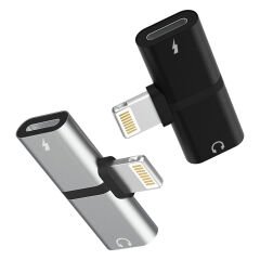 IPHONE LIGHTNING ŞARJ VE KULAKLIK ÇEVİRİCİ ADAPTÖR JACK (4944)