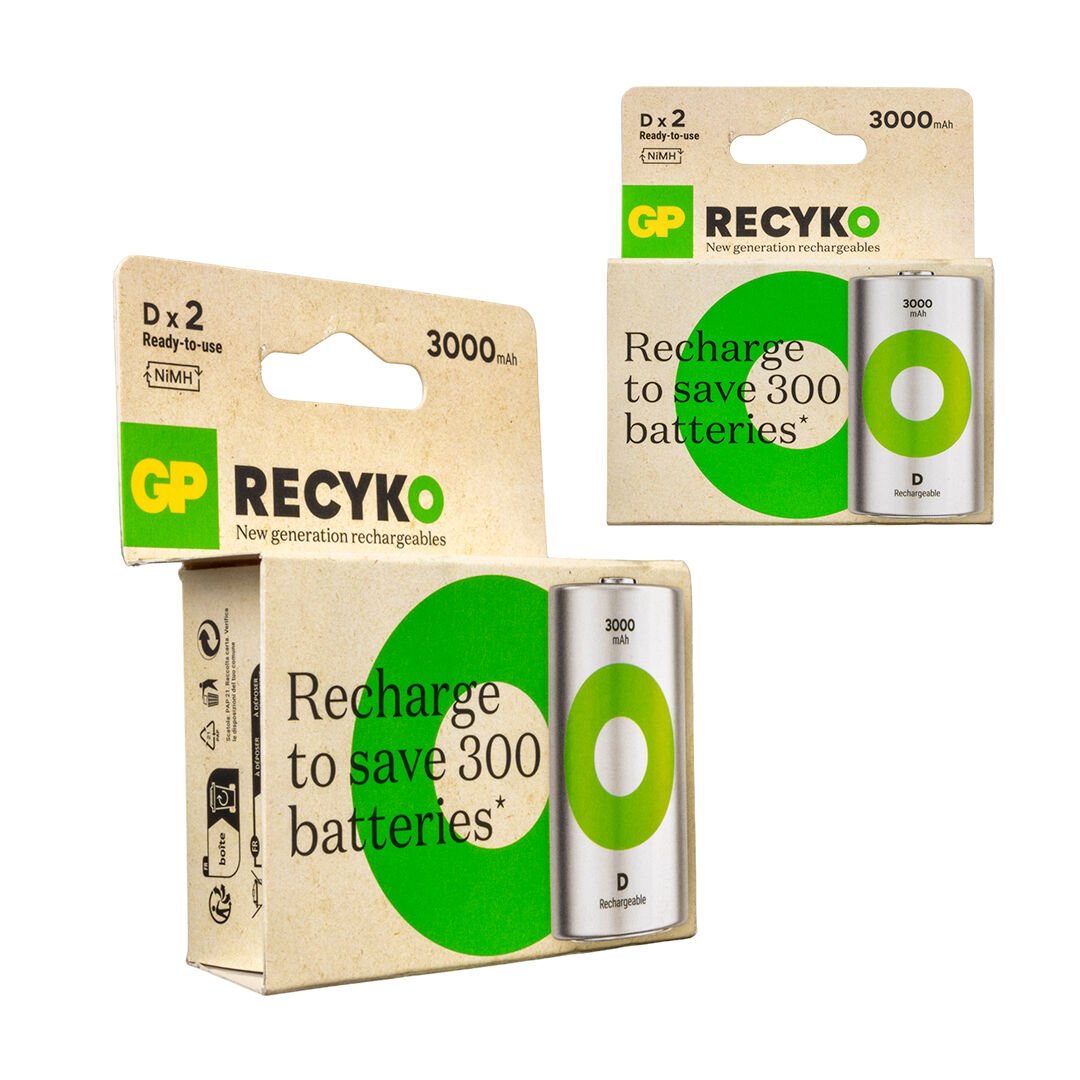GP RECYKO 650 MAH R03 AAA ŞARJLI 4LÜ İNCE KALEM PİL GP65AAAHCER21-2TLB2 (4944)