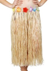 Hawaii Tarzı Hula Eteği – 60 cm Hasır Naturel Etek (4944)