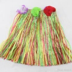 Hawaii Hula Eteği Karışık Renk 40 cm (4944)