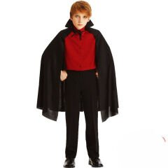Sİyah Yakalı Pelerin - Vampir Pelerin - Dracula Pelerin 90 cm (4944)