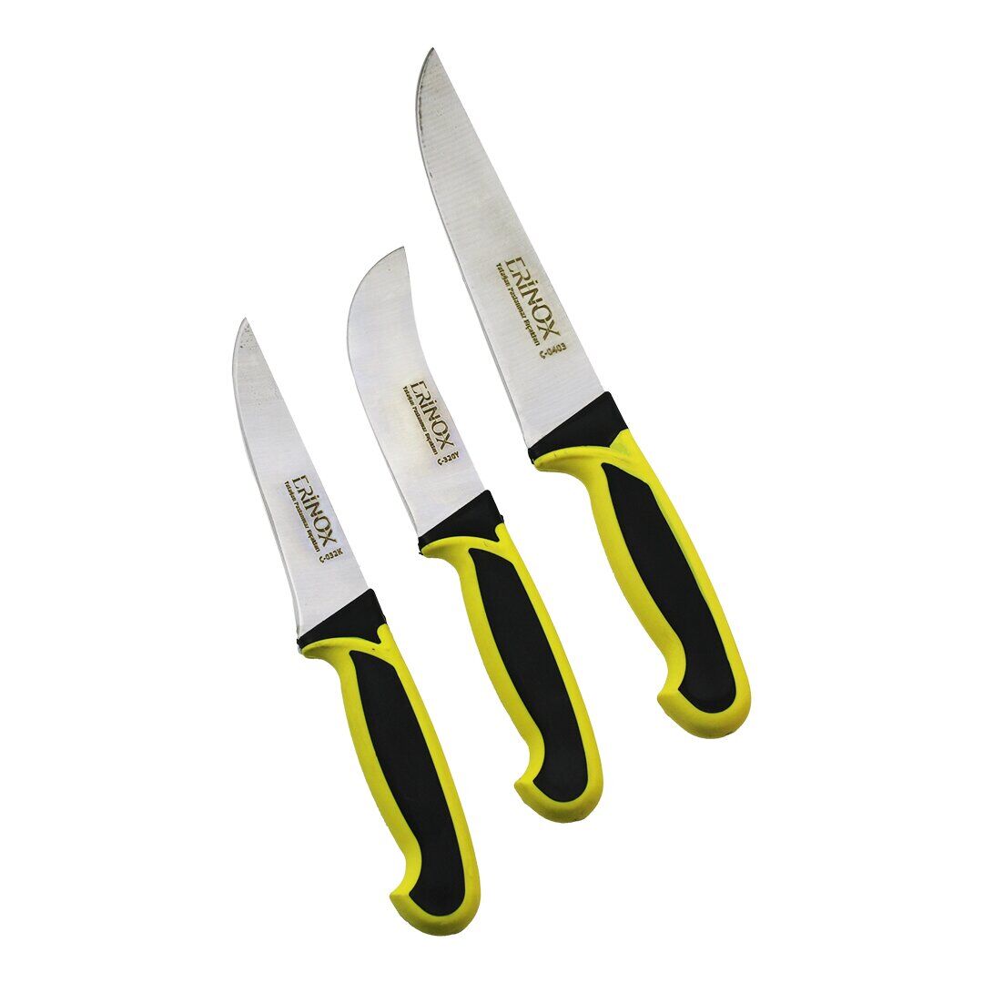 3PCS KURBAN BIÇAK SETİ Ç-032K--Ç-320Y--Ç-0403 KEMİK SIYIRMA- DERİ SOYMA=YÜZME- KURBAN BIÇAK BRKT-092673 (4944)