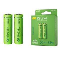 GP RECYKO 1300 MAH R6 AA ŞARJLI 2Lİ KALEM PİL GP130AAHCE-2EB2 (GPRHC132E000) (4944)