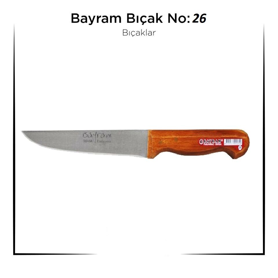 Bursa Bıçağı Bayram Kurban Bıçağı Yemek Bıçağı No : 26 (4944)