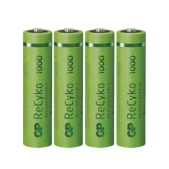 GP RECYKO 950 MAH AAA İNCE 4LÜ ŞARJLI KALEM PİL GP100AAAHCE-2EB4 (GPRHC103E001) (4944)