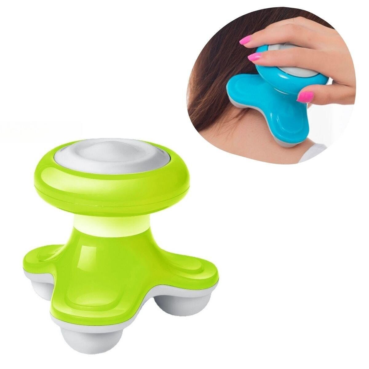 USB Şarjlı Mini Çok Fonksiyonlu Üçgen Şekilli Titreşimli Mini Masaj Aleti (4944)