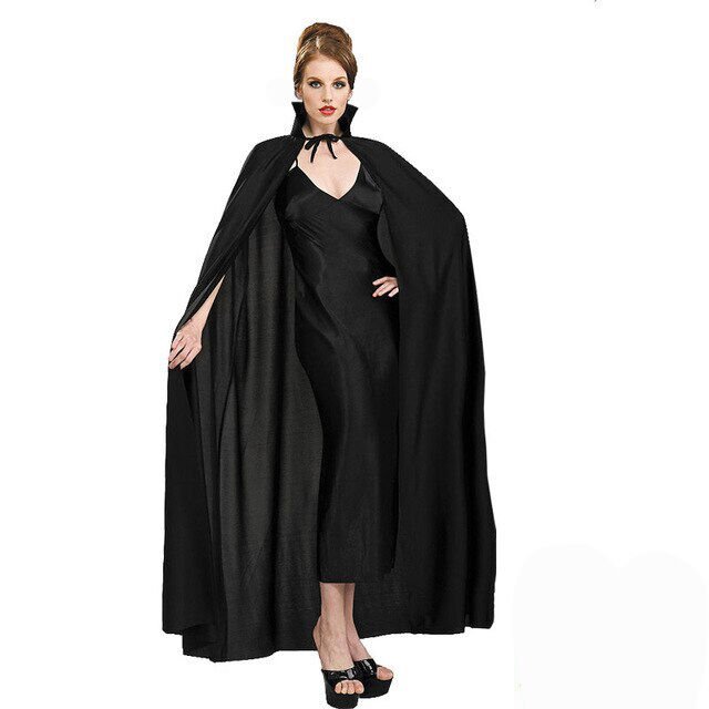 Siyah Yakalı Yetişkin Pelerin 120 cm (4944)