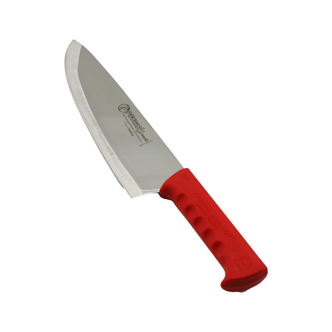 NO-2 K-64 TAVUK SATIR DAR UZUN - 26-6CM RENKLİ PLASTİK SAPLI (4944)