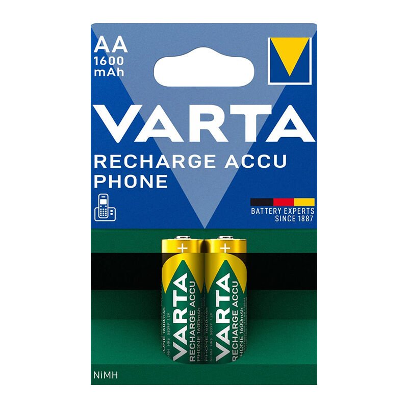 VARTA NI-MH 1.2V 1600 MAH HR6 AA ŞARJLI 2Lİ KALEM PİL (4944)