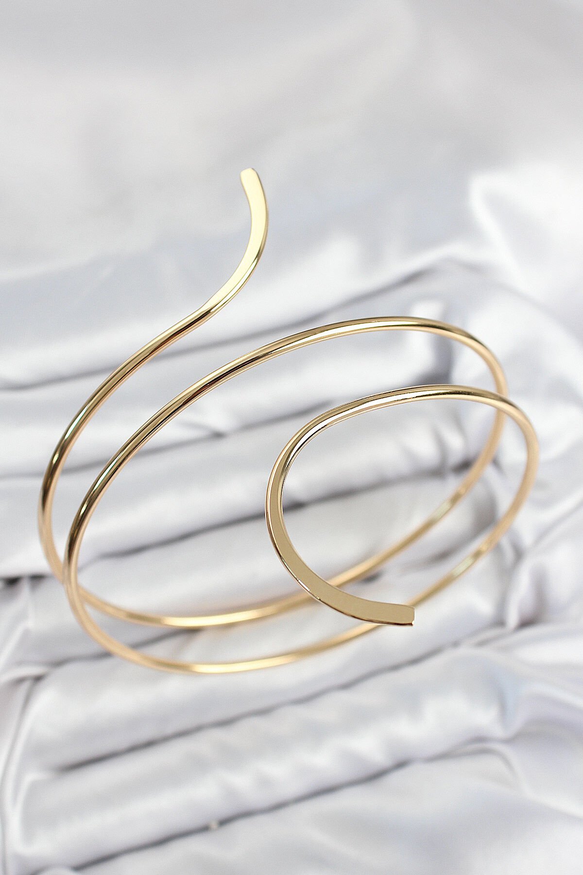 Pirinç Sarmal Model Gold Renk Pazu Bileklik - TJ-BB7652