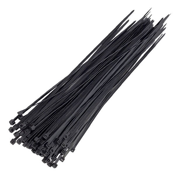 25 CM 3.6 MM SİYAH KABLO BAĞI (100LÜ PAKET) (4944)