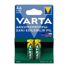 VARTA NI-MH 1.2V 2100 MAH HR6 AA ŞARJLI 2Lİ KALEM PİL (4944)