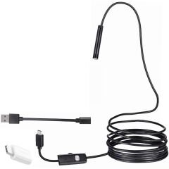 3IN1 MICRO USB+TYPE-C+USB A) ANDROID UYUMLU 8 MM IŞIKLI 5 METRE ENDOSKOP YILAN KAMERA (4944)