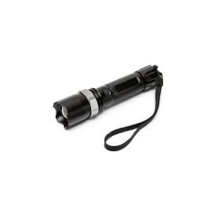 KM-110 Profesyonel Şarjlı El Feneri Ledli+Flashlight+Zoom Özellikli Bağlantı Aparatlı 6 Parça Full Set