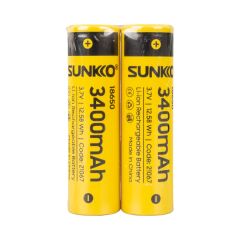 SUNKKO 3.7 VOLT 3400 MAH 18650 ŞARJ EDİLEBİLİR PİL  (TEKLİ) (4944)