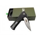 Crkt Muskie 202 BK Siyah Kamp / Outdoor Çakı 18 cm - Yarı Otomatik, Kutulu