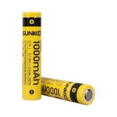 SUNKKO 3.7 VOLT 1000 MAH 14650 ŞARJ EDİLEBİLİR PİL  (TEKLİ) (4944)