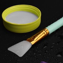 2li Silikon Temizlemesi Kolay Kullanılabilen Yüz Cilt Bakımı Maske Ve Krem Spatulası (4944)