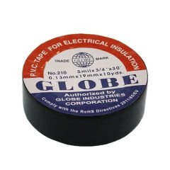 GLOBE İZOLE BANT SİYAH 10LUK  0.13MMX19MM (4944)