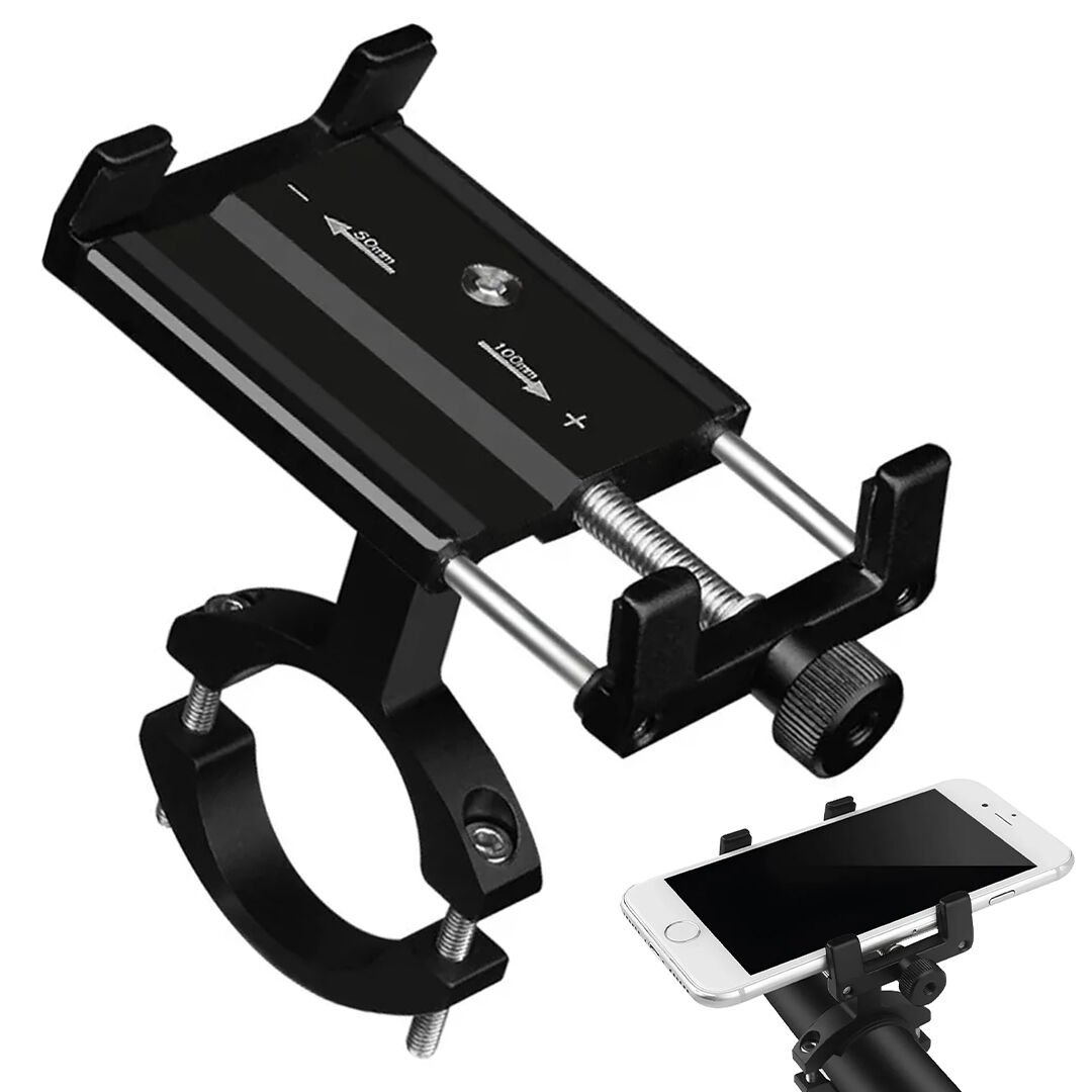 MT15 MOTOSİKLET BİSİKLET SCOOTER İÇİN DAYANIKLI GİDON UYUMLU CNC ALÜMİNYUM TELEFON TUTUCU (4944)