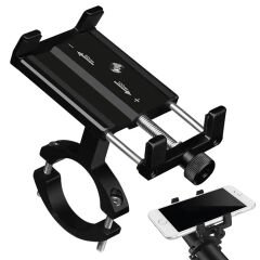 MT15 MOTOSİKLET BİSİKLET SCOOTER İÇİN DAYANIKLI GİDON UYUMLU CNC ALÜMİNYUM TELEFON TUTUCU (4944)