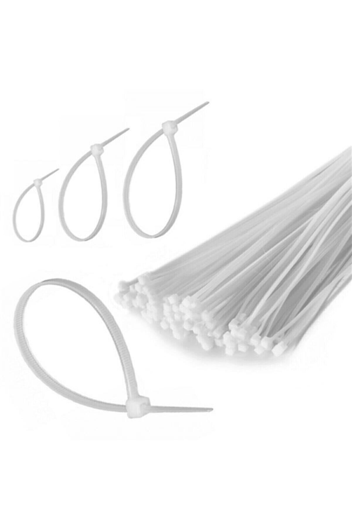 100 Adet Plastik Cırt Kelepçe Kablo Bağı Kablo Düzenleyici- 3.6 X 150 MM (4944)