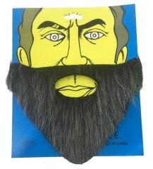 Kırçıllı Takma Sakal Bıyık Yaşlı Sakalı Siyah Gri Renk