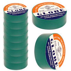GLOBE İZOLE BANT YEŞİL 10LUK  0.13MMX19MM (4944)
