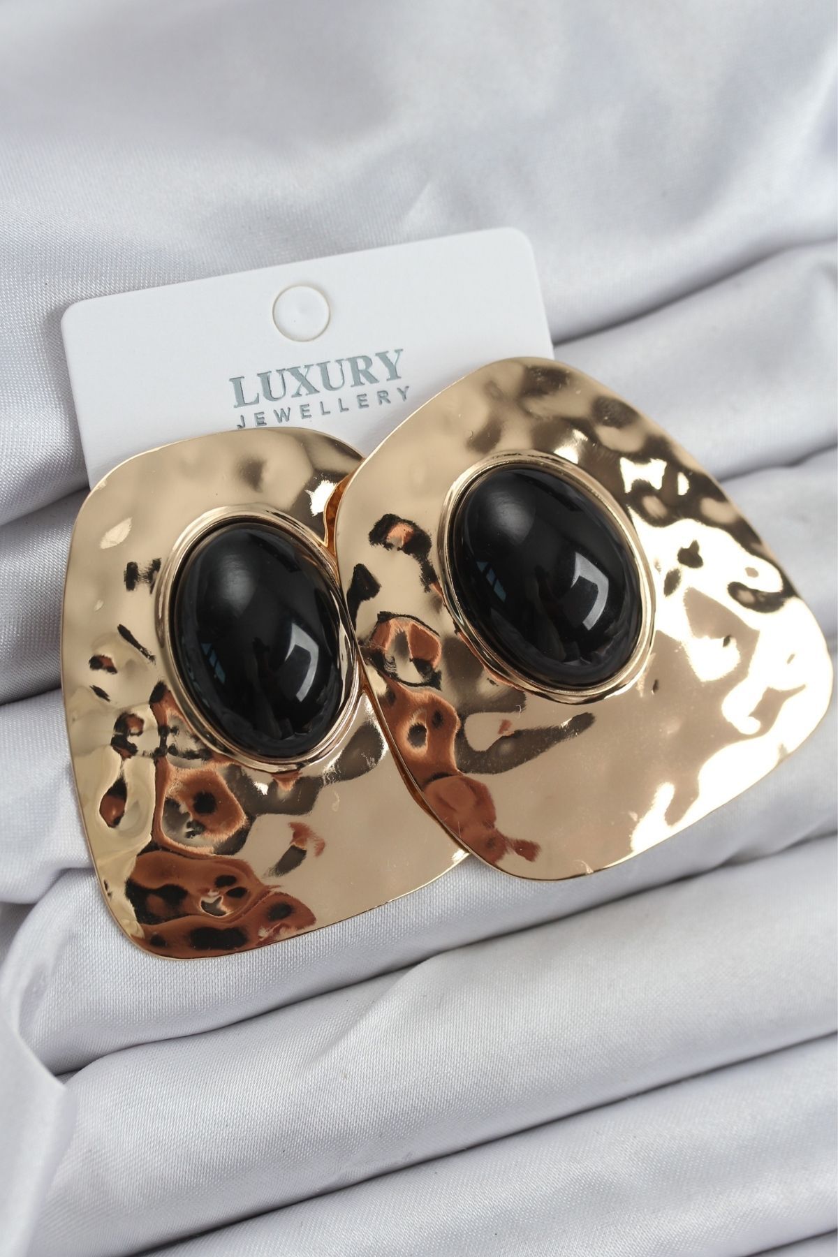 Pirinç Gold Renk Vintage Kadın Küpe - TJ-BKP11223