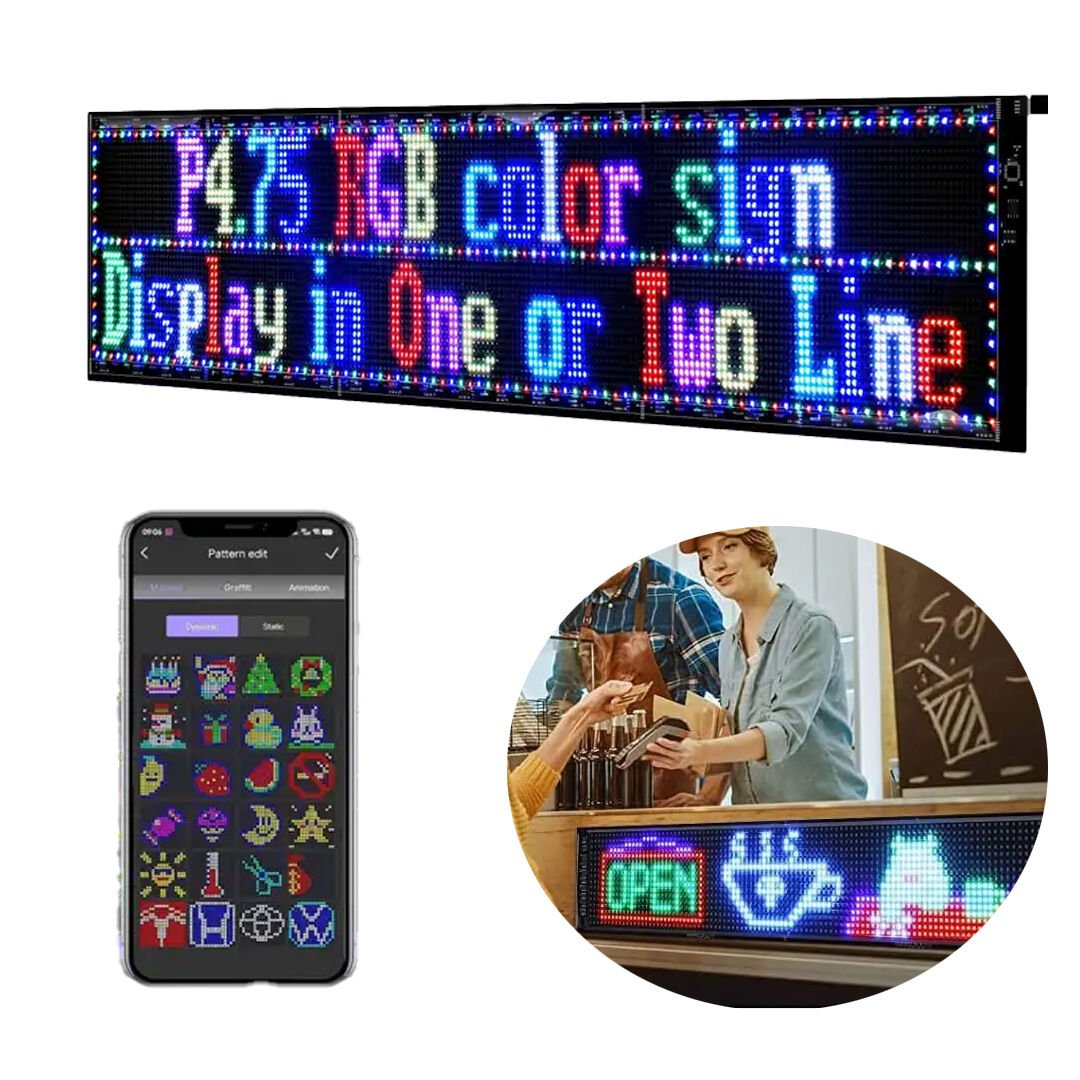 23,2X102CM KAYAN YAZI LED TABELA (4944)
