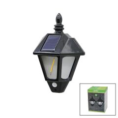 2 PCS  SOLAR - GÜNEŞ ENERJİLİ DUVAR LAMBASI COB LED SENSÖRLÜ= 3 MOD FONKSİYON BAHÇE-BALKON-SOKAK PT-2981 (4944)