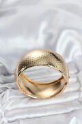 Pirinç Gold Renk Bombeli Vintage Kadın Bileklik - TJ-BB8067