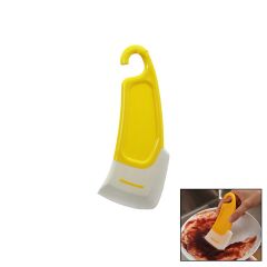 YAĞ - LEKE KAZIYICI MİNİ SİLİKON SPATULA PLASTİK SAPLI - ASKILIKLI (4944)