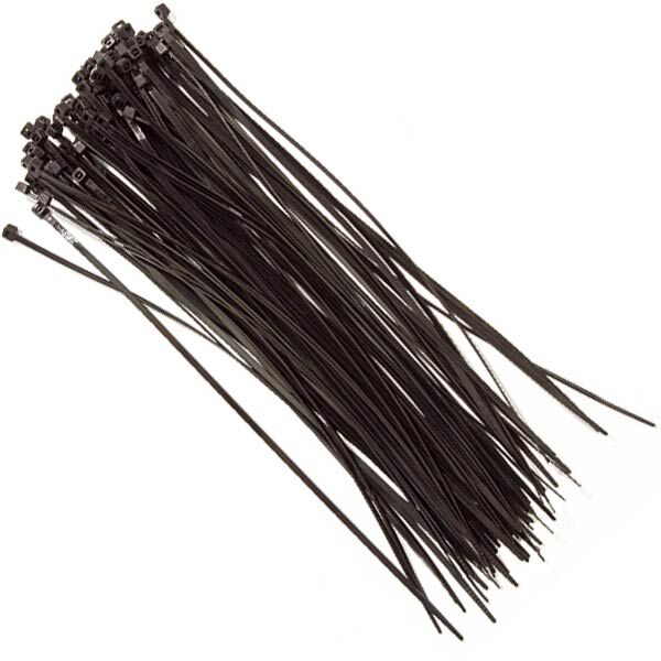 20 CM 3.6MM KABLO BAĞI SİYAH (100LÜ PAKET) (4944)