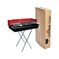 60CM  PERVAZLI PORTATİF AYAKLI MANGAL TEKLİ KUTULU (4944)