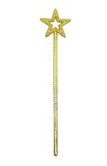 Altın Renk Yıldız Peri Asası Peri Değneği 34 cm 1 Adet (4944)