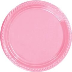 Pembe Plastik Tabak 22 cm 25li