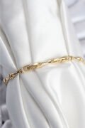 Pirinç VIP Seri Gold Renk Kemik Model Kadın Bileklik - TJ-BB7934