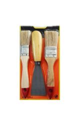 Boya Kestirme Fırça- Spatula Seti 3lü (4944)