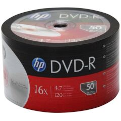 HP DME00070-3 DVD-R 4.7 GB 120 MİN 16X 50Lİ PAKET FİYAT (4944)