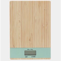 Ahşap Lüks Dijital Ekranlı Hassas Elektronik Mutfak Terazisi 15 Kg 1 Gr
