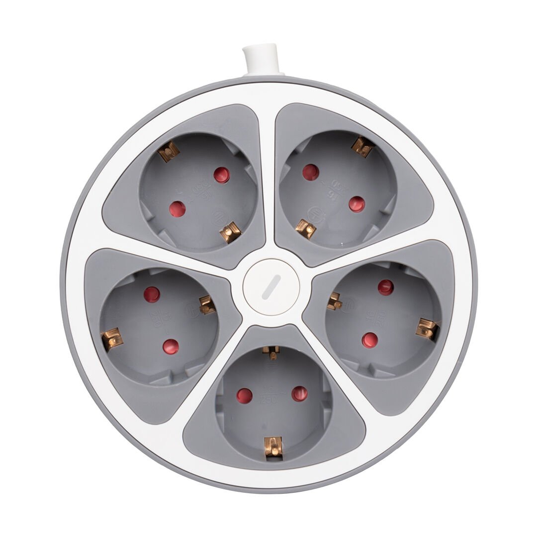 5Lİ ANAHTARLI 1.5 METRE GRUP PRİZ VE-G605Y (4944)