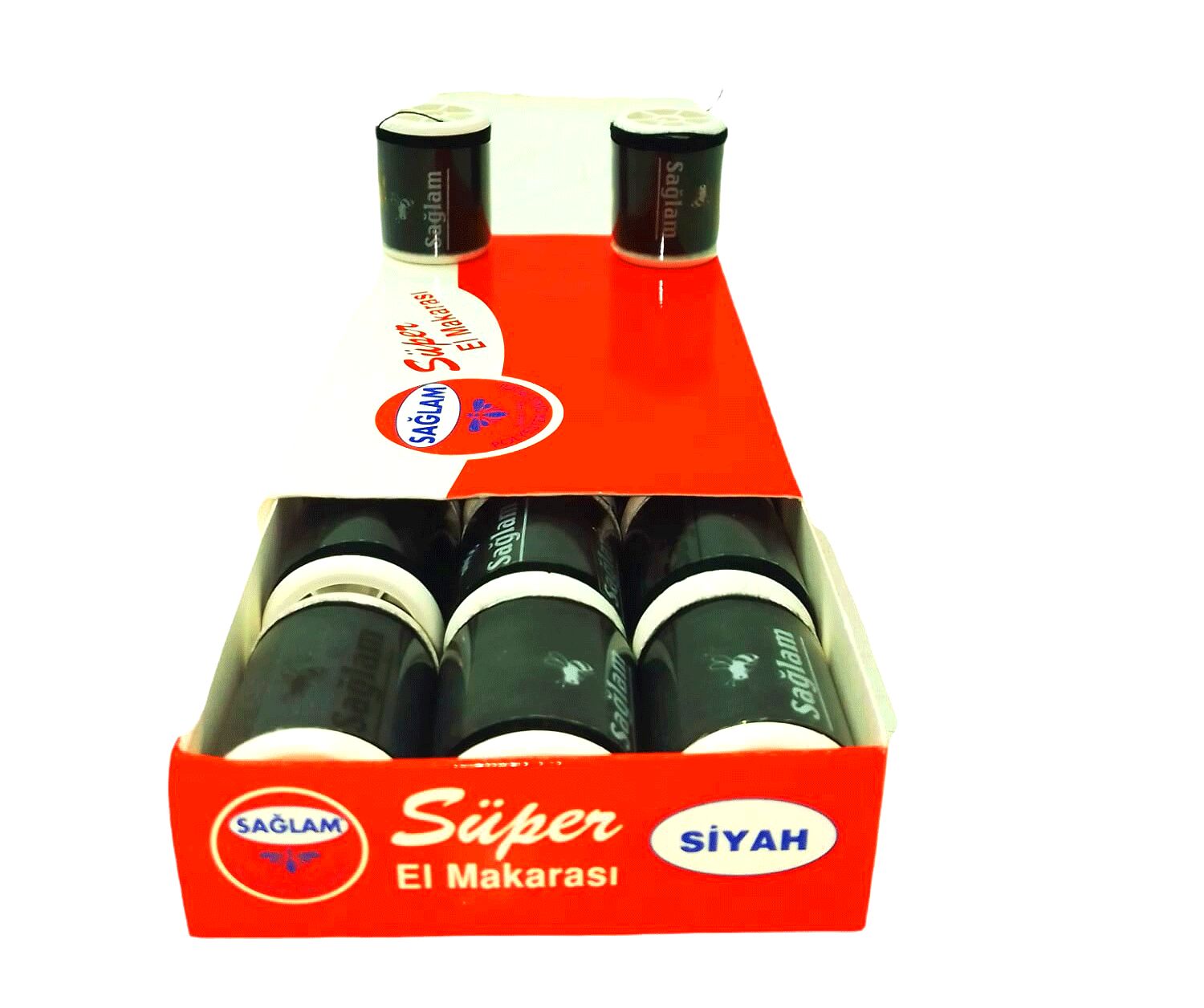 DİKİŞ İPLİK 100 MT 12 PARÇA  SİYAH (4944)
