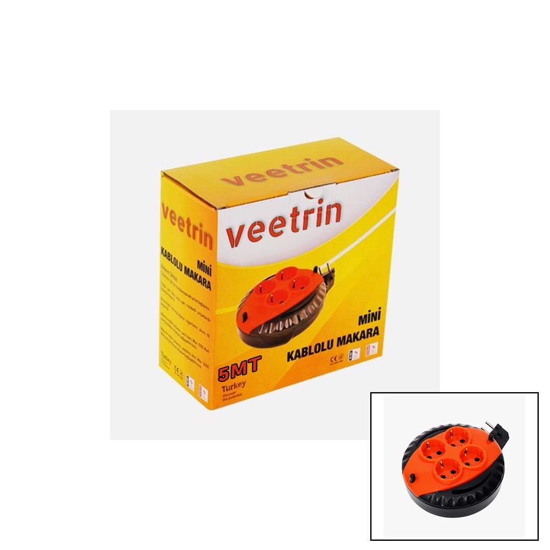 5MT MİNİ MAKARALI UZATMA KABLO 3X1.5MM (4944)