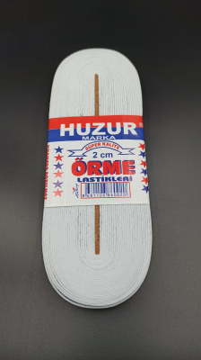 BEYAZ - 2CM PAÇA LASTİK YASSI GENİŞ 10MT (4944)