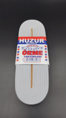BEYAZ - 2.5CM PAÇA LASTİK GENİŞ 10MT. (4944)