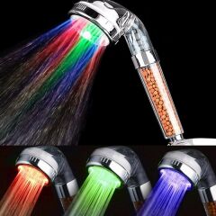 Led Işıklı Su Tasarruflu Banyo Duş Başlığı (4944)